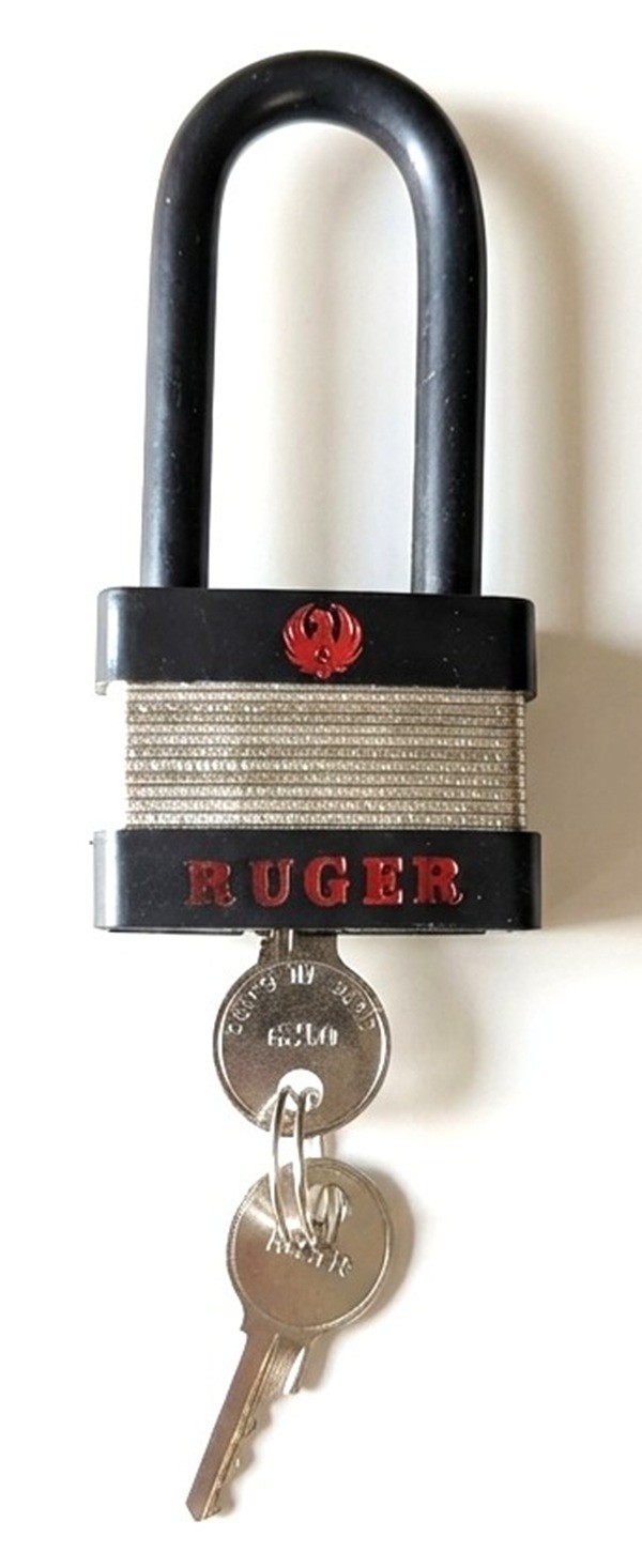 Ruger Firearm Padlock 5025 W/2 Keys Various Handgun Rifle Gun Safety Lock