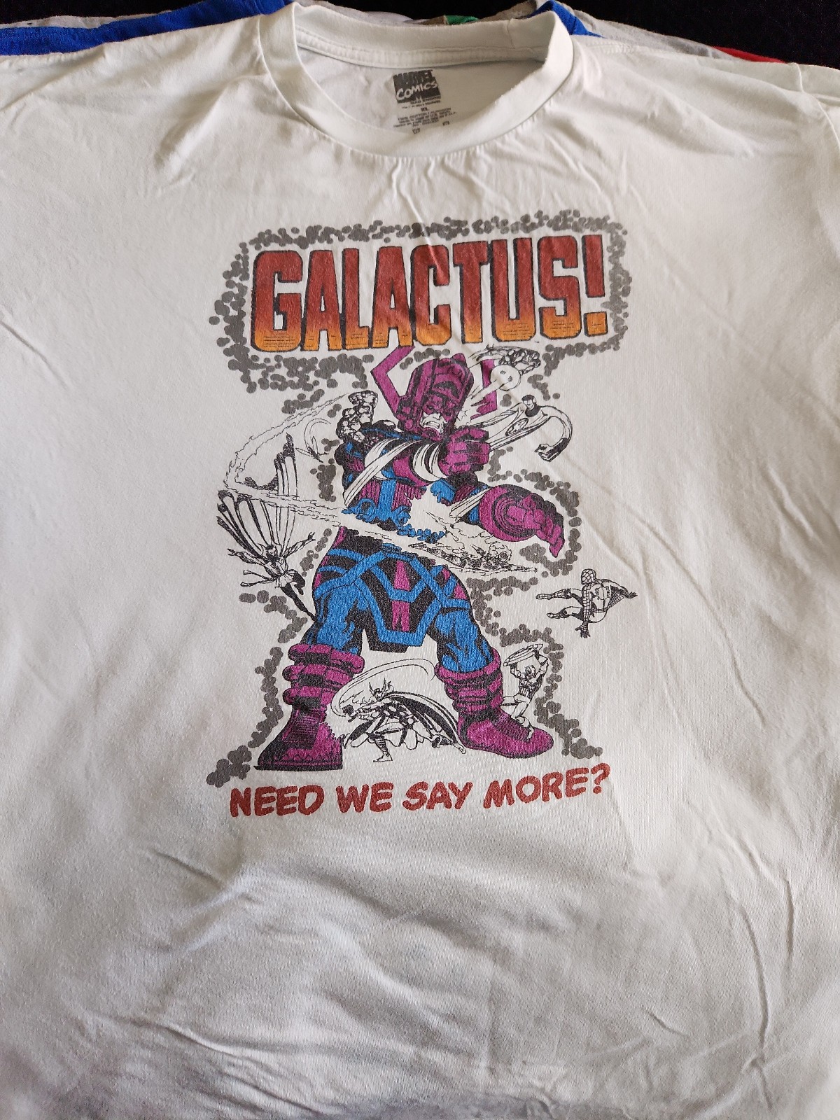 Marvel Comics Used T-Shirt - Size XL Extra Large - Galactus Fantastic Four #243