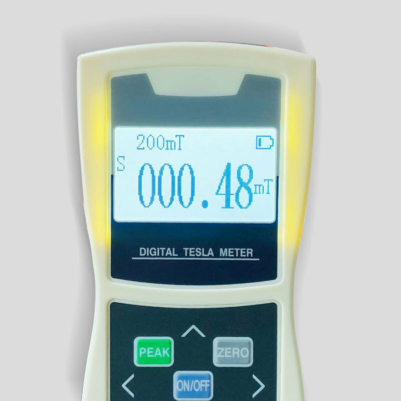Digital Gaussmeter Tesla Meter Tester Gauss Meter with Max Retention Function