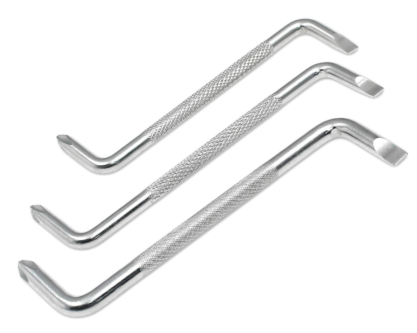 3 Pcs Offset Right Angle Screwdriver Set Phillips Flat Head Z Shape Tool