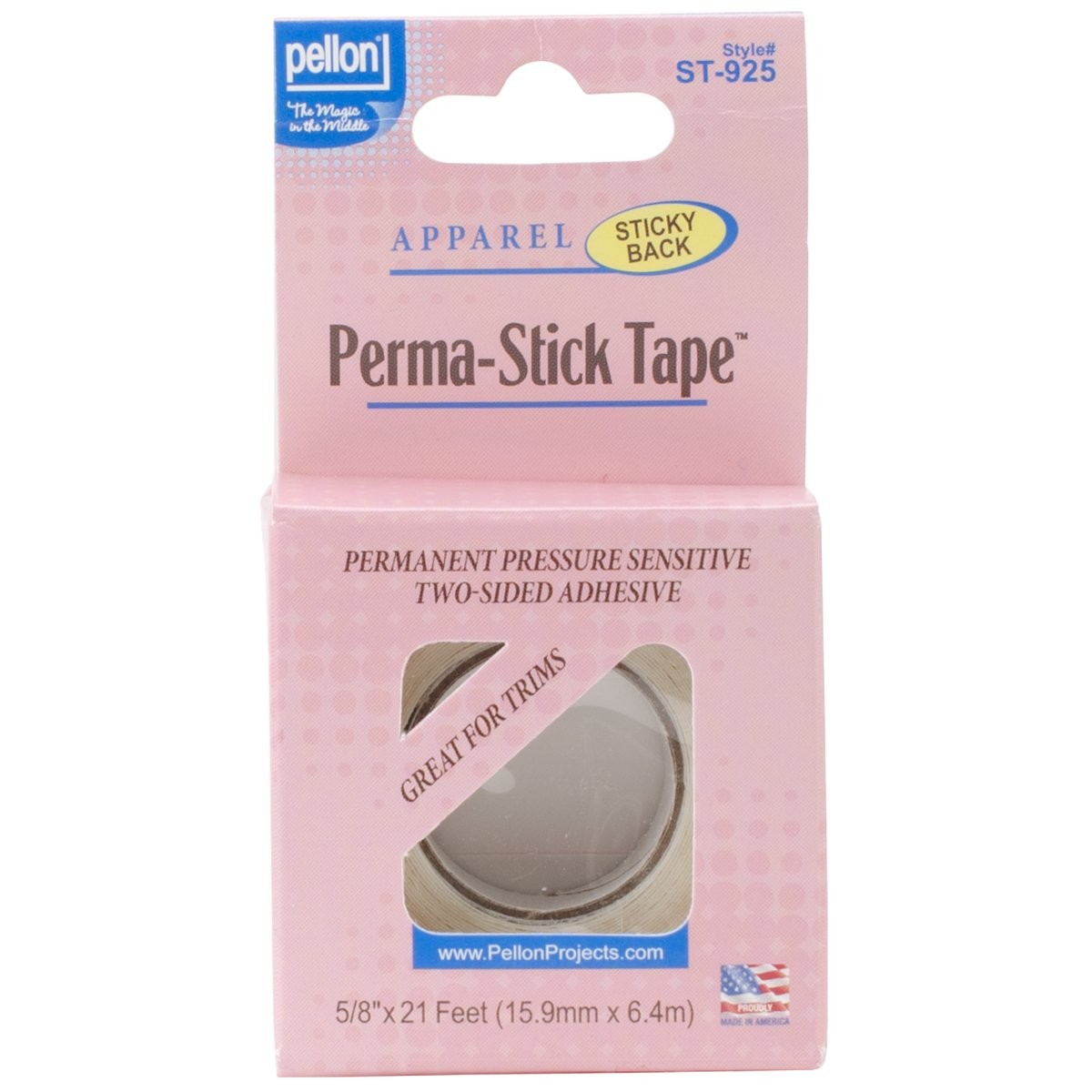 Pellon (ST-925) Perma Stick Tape 5/8" x 21' ST 925 Pellon#1
