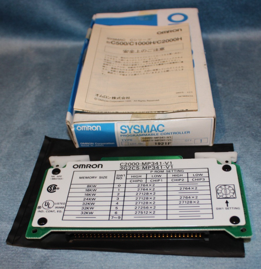 (New In Factory Box) Omron C2000-MP341-V1 3G2C5-MP341-V1