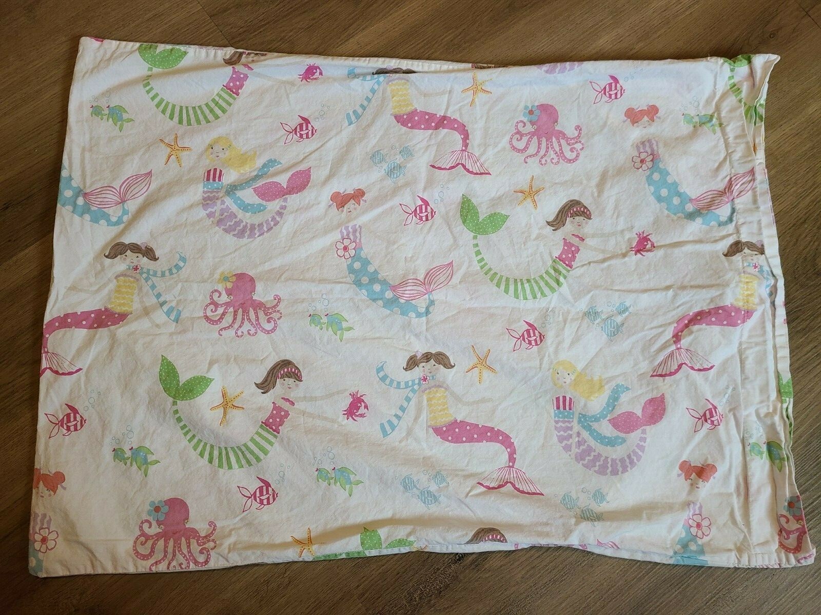 Pottery Barn Kids "Mermaids" Pillowcase