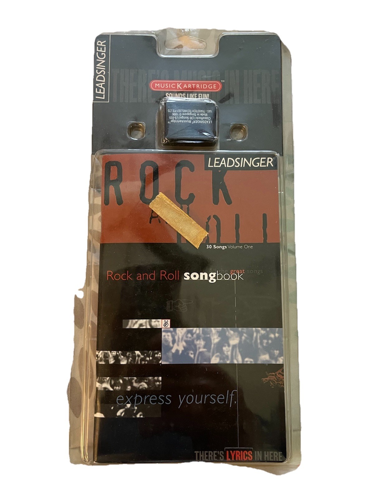 LEADSINGER Digital Music Kartridge 1996 Karaoke 30 Rock and Roll and song book