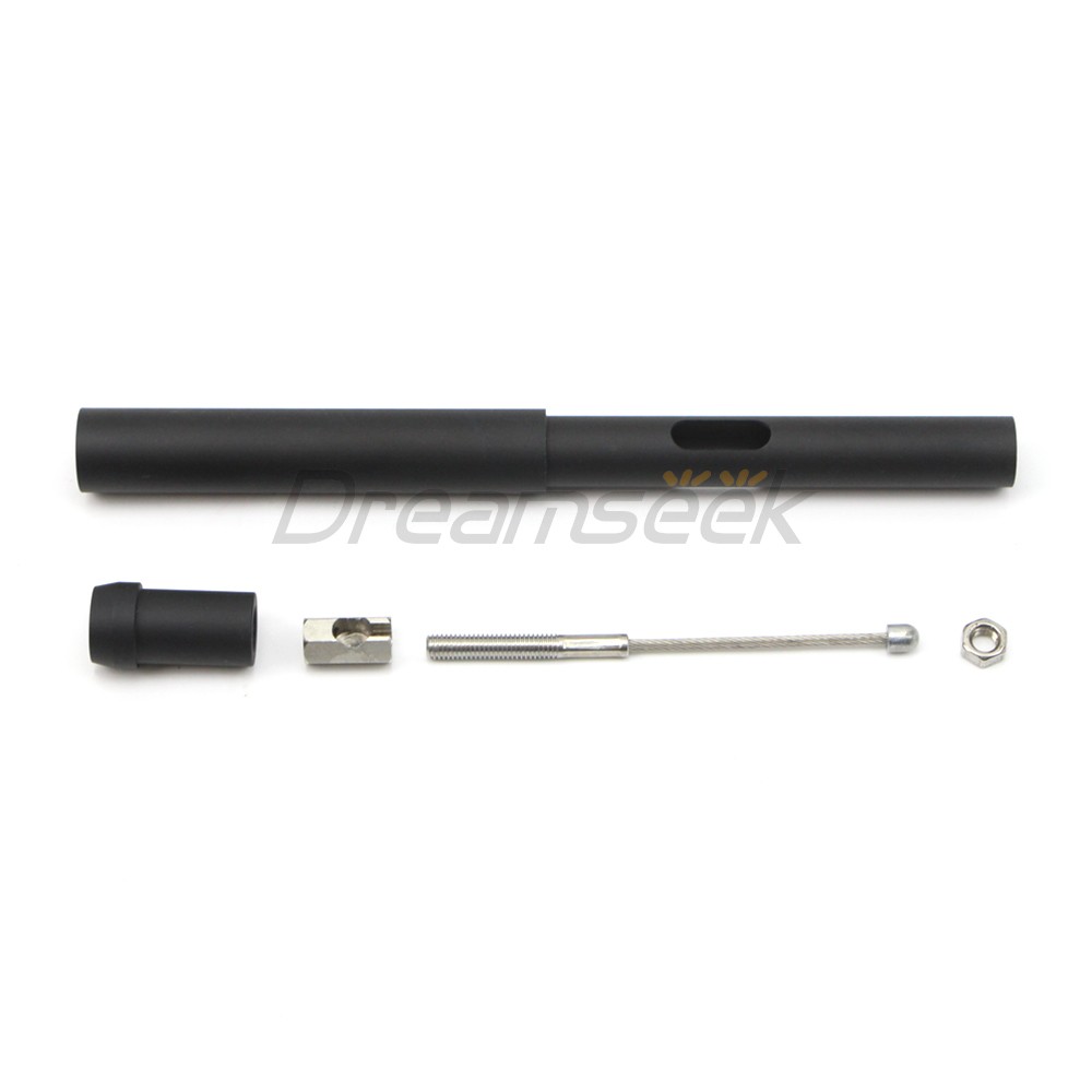 4" Clutch Cable Extension for Harley Touring Dyna 2021-23 Softail 2018-23 Black