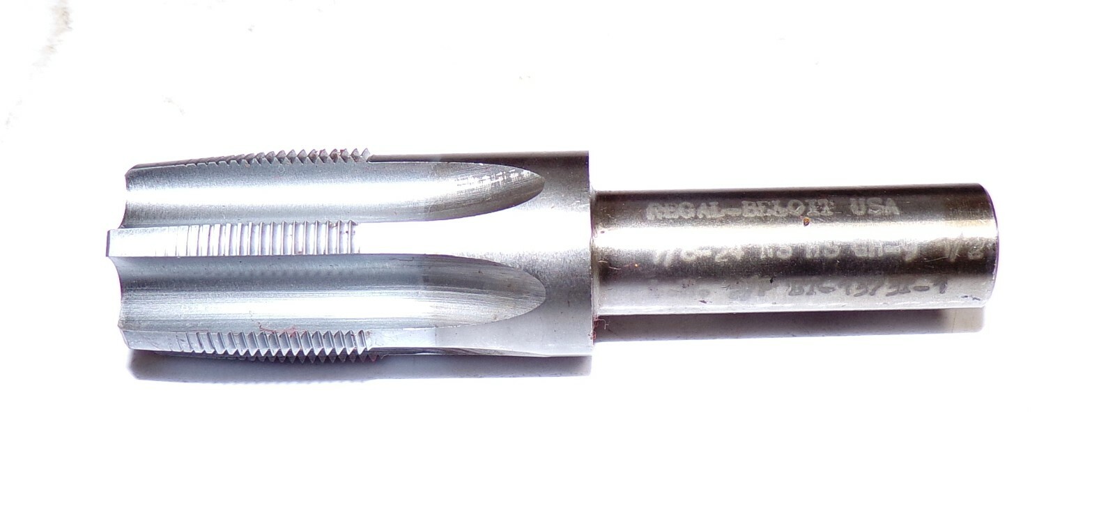 REGAL-BELOIT PLUG TAP 7/8"-24NC HS GH-9, 1/2 L.H 2/T BT-1373T-1, REV 2, 3-3/8" L