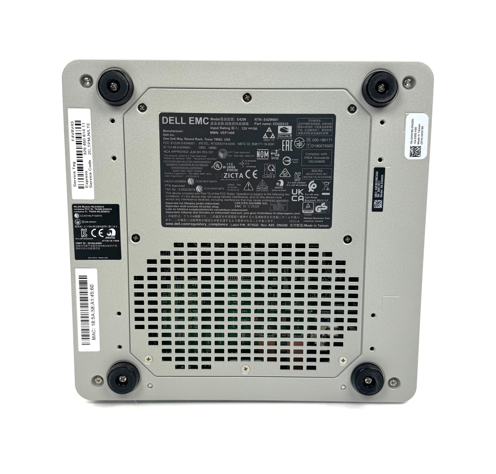 Dell EMC VMWare SD-WAN Edge 610 Network Accelerator Switch - E24W XNY90 E42W001
