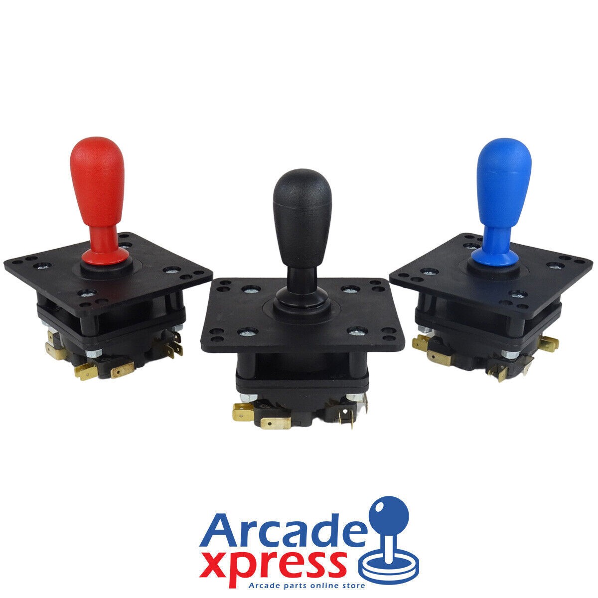 Arcade Joystick PSM 45 with Adapter IL Industrias Lorenzo Black Red Blue Bartop