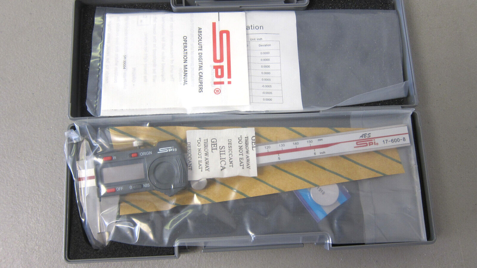 SPI - 17-600-8  Electronic Calipers 6" - BRAND NEW SEALED - FREE SHIPPING