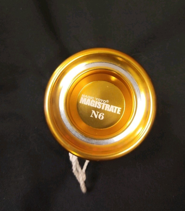 MAGICYOYO Magistrate N6 Professional Yoyo Gold Aluminum Alloy Yoyo Unresponsive