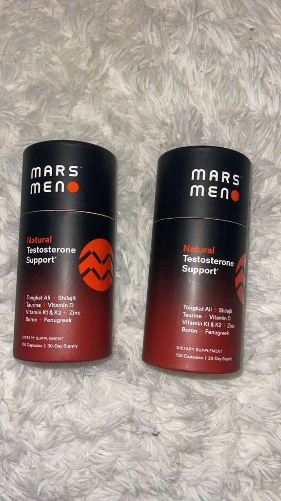 MARS MEN Natural Testo Support 150ct - 1 Month Supply! *AUTHENTIC!* 💪