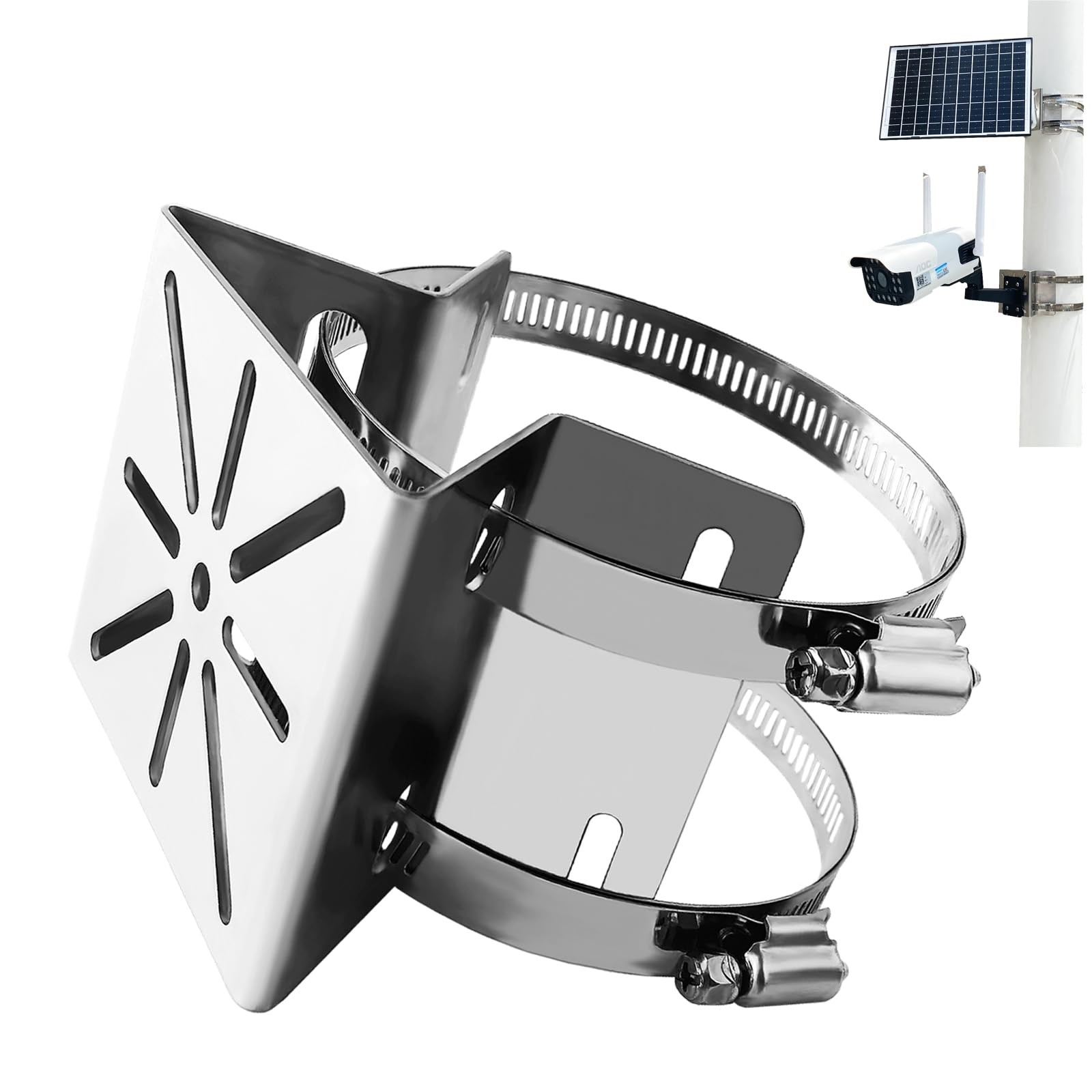 Stainless Steel Surveillance Camera Mounting Bracket, Pole 201-1