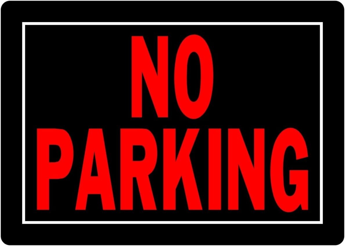 Hillman Group 842096 12 x 16 in. Black Plastic Hillman Garage Sale Sign 2-Pack