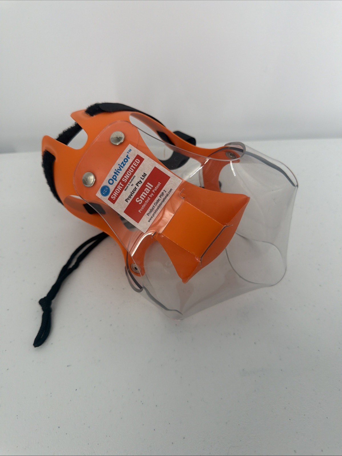 Jacks MFG Inc. Optivizor Eye Protection for Dogs Small Orange 2054-S