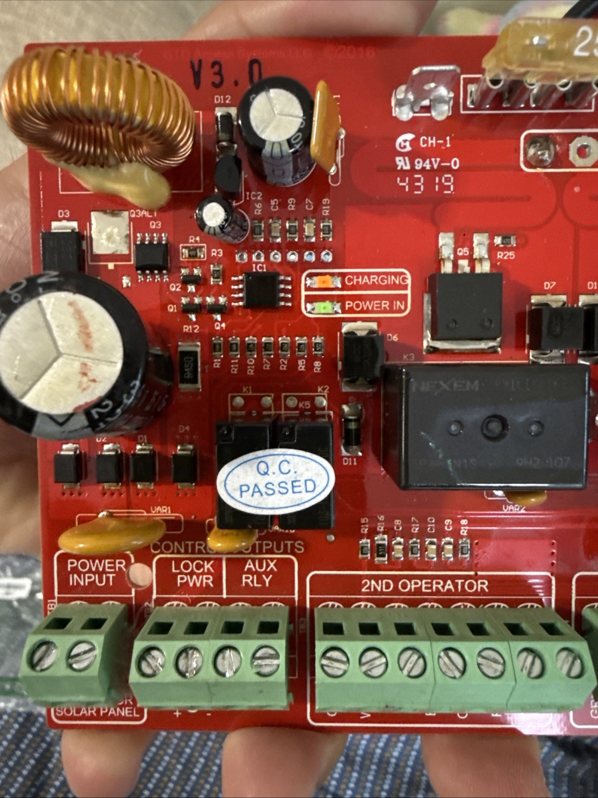 Mighty Mule Replacement Control Board for Mighty Mule Gate Openers (R4211) Red