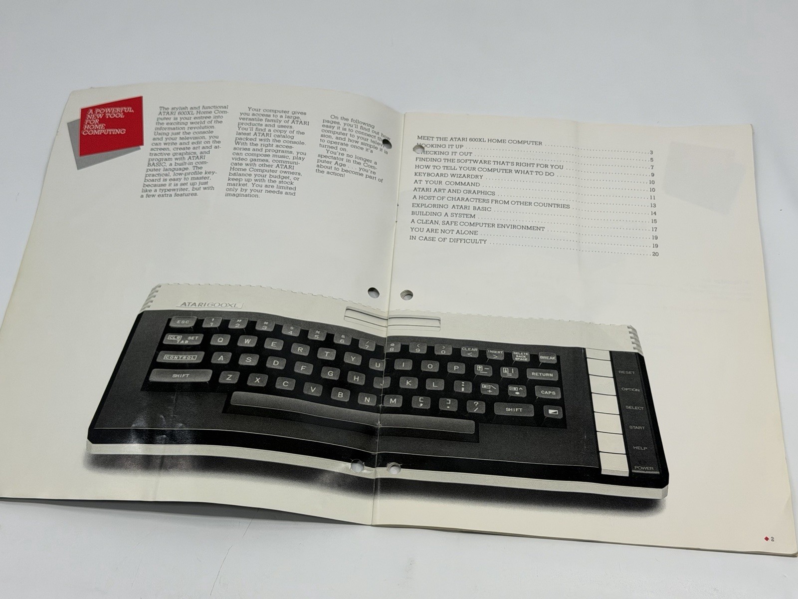 Atari Computer 600XL Owners Manual Catalogue