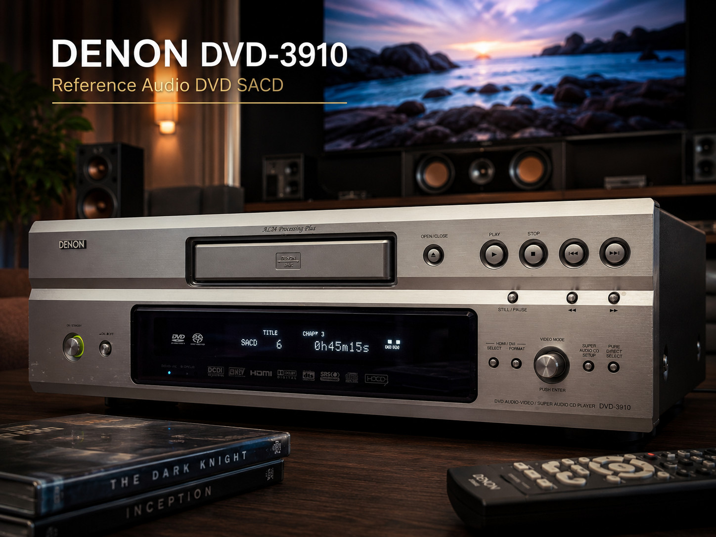 DENON DVD-3910 🌈RaRe🌈 Reference Audio DVD SACD