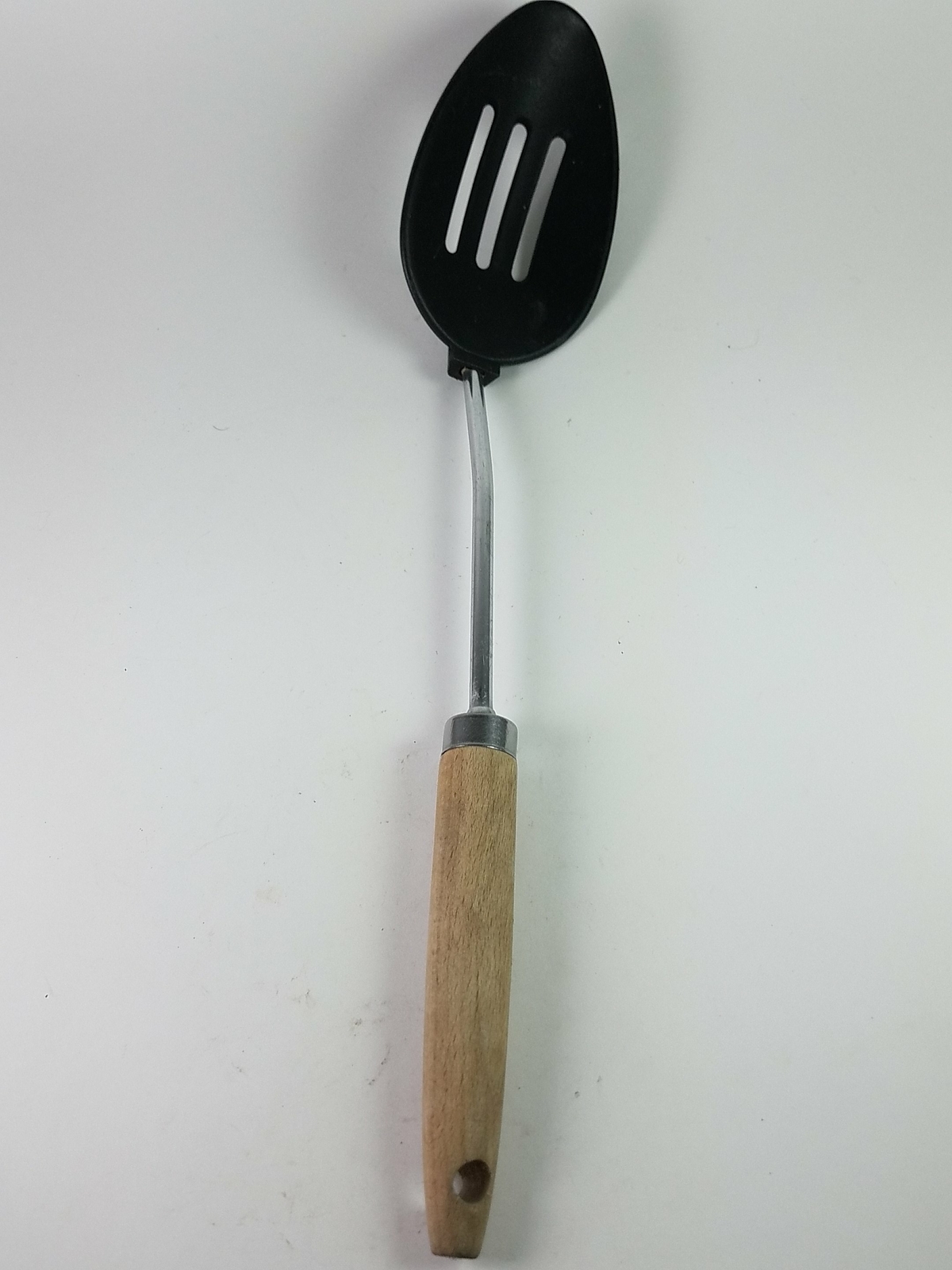 Slotted Spoon Kitchen Utensil Wood Handle