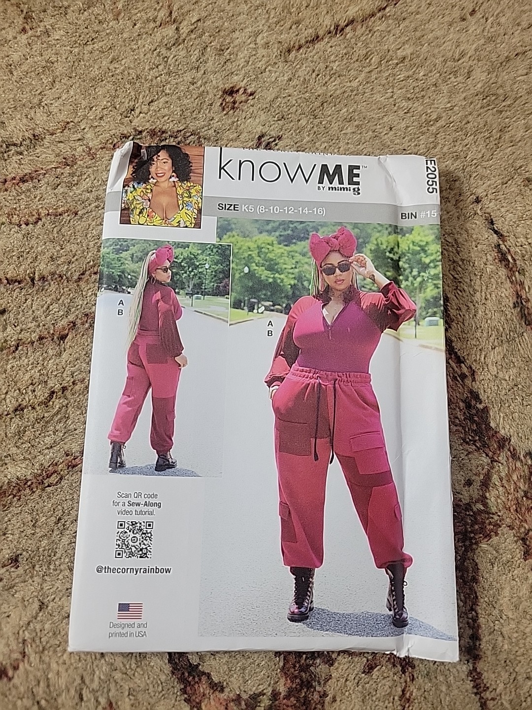 KNOW ME ME2055 SEWING PATTERN BODYSUIT SWEATPANTS SIZES 8 10 12 14 16 UNCUT NEW