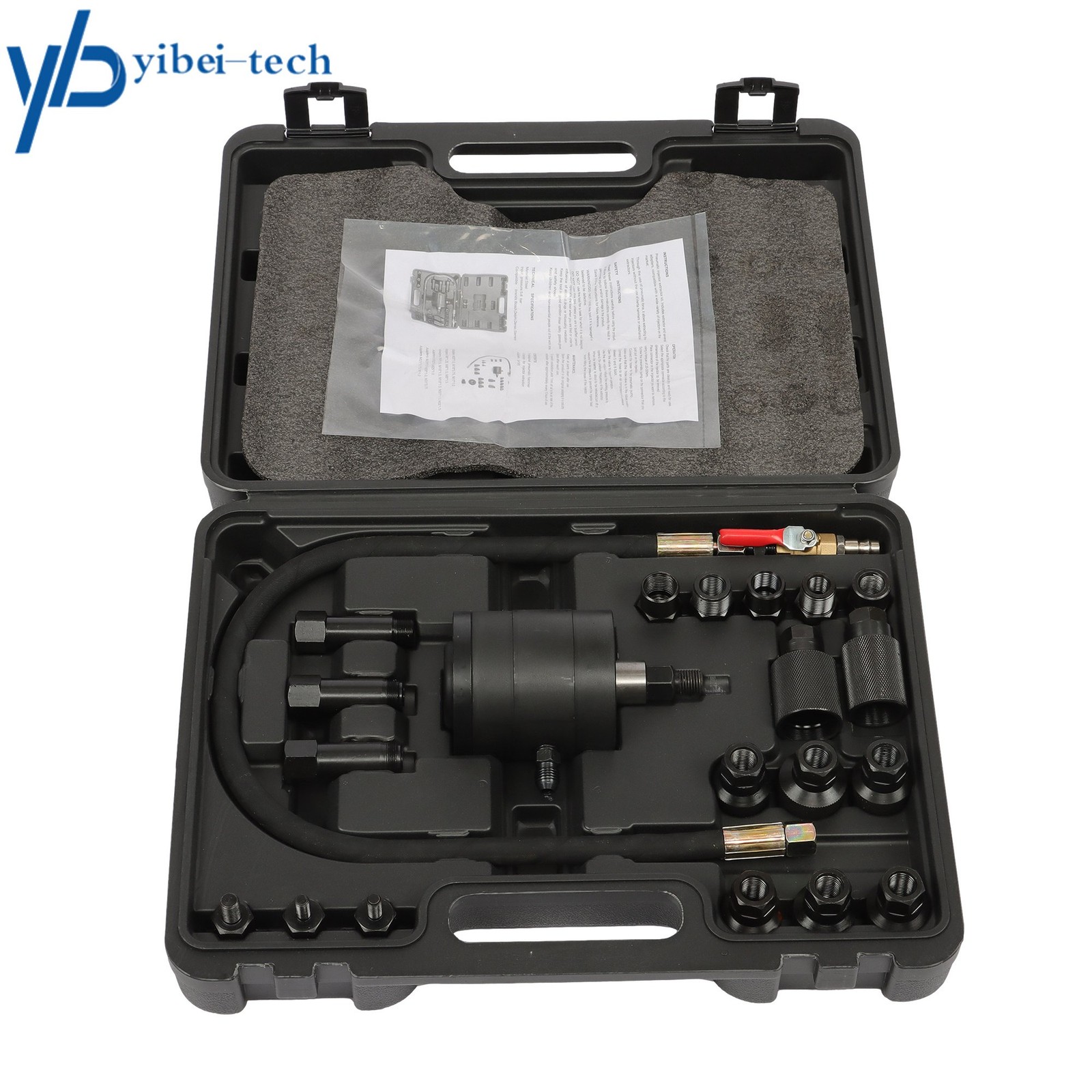 21pcs Pneumatic Injector Puller Diesel Injector Puller Kit for Diesel Engines