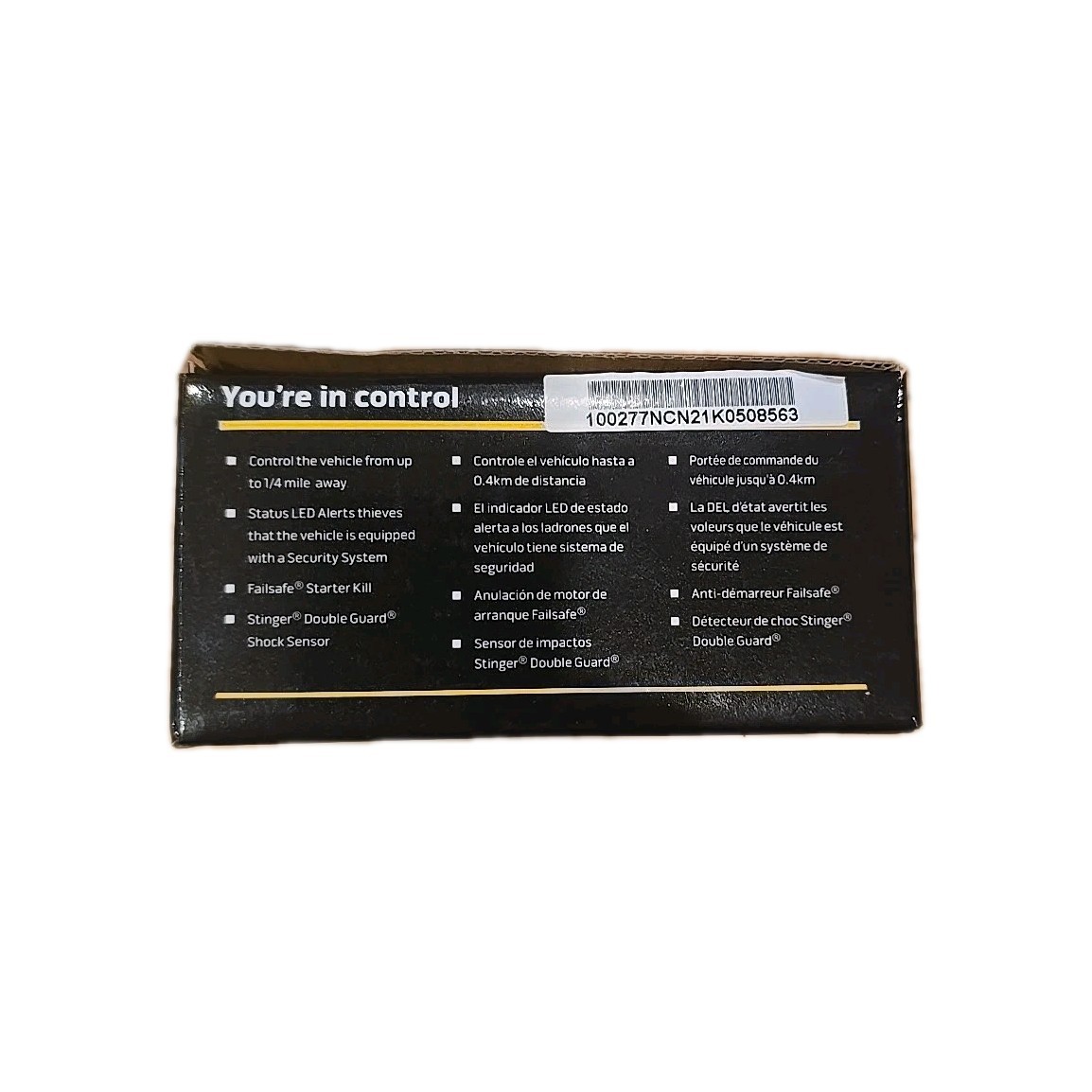Viper 3100VX 1-Way Security System for vehicles.