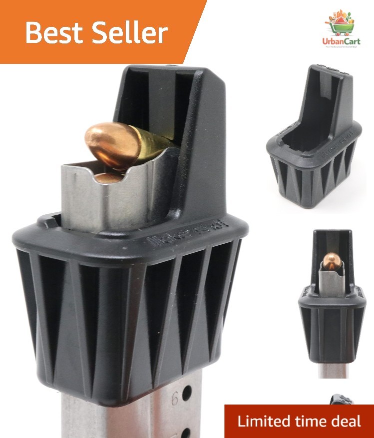 High-Quality Polymer Speed Loader for Smith & Wesson Pistol Magazines - Black