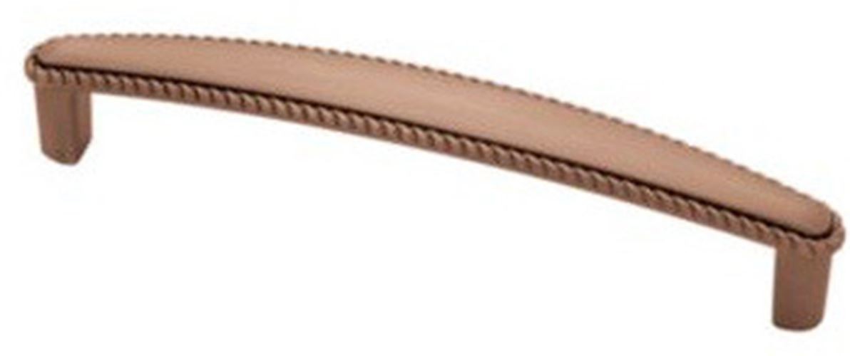 5" Contempo Rope Edge Pull Red Antique Copper Low Sheen