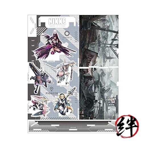 NIKKE Diorama Acrylic Unit 04  Approx. 9.3 x 12.0 inches (235 x 305 mm)  Acrylic