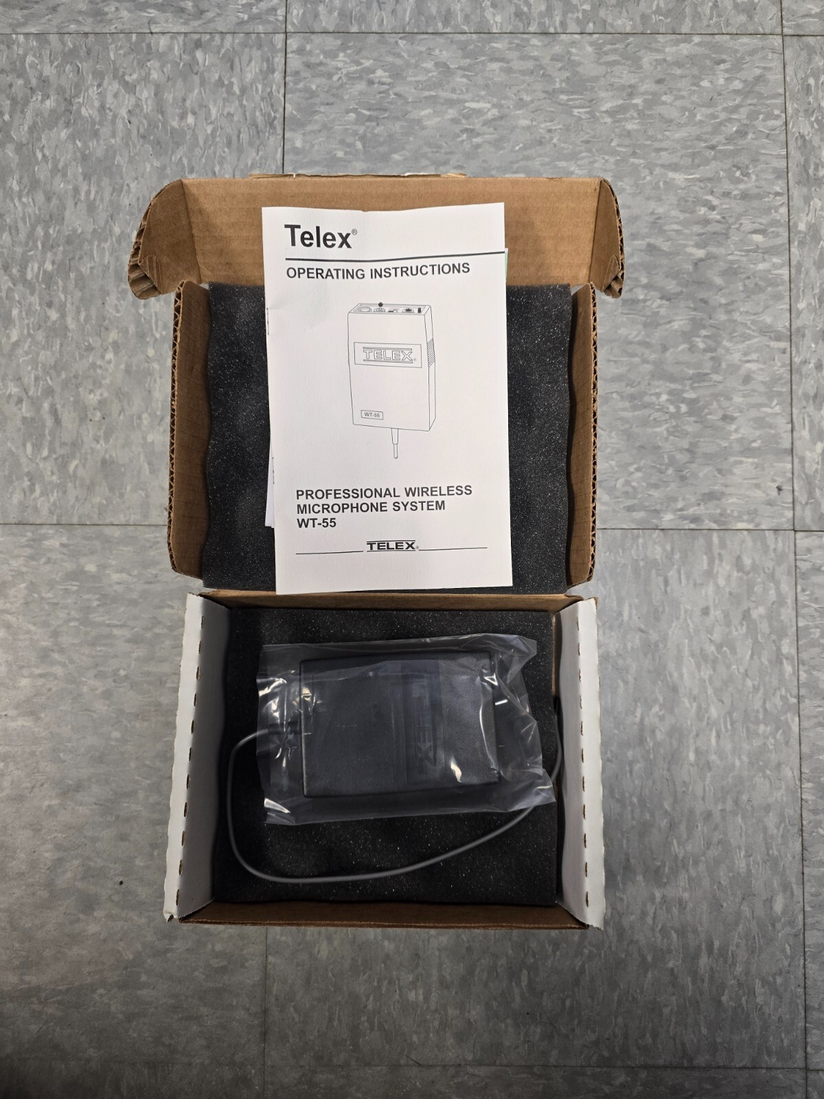 TELEX BODY PACK FREQUENCY 210.100 mHz