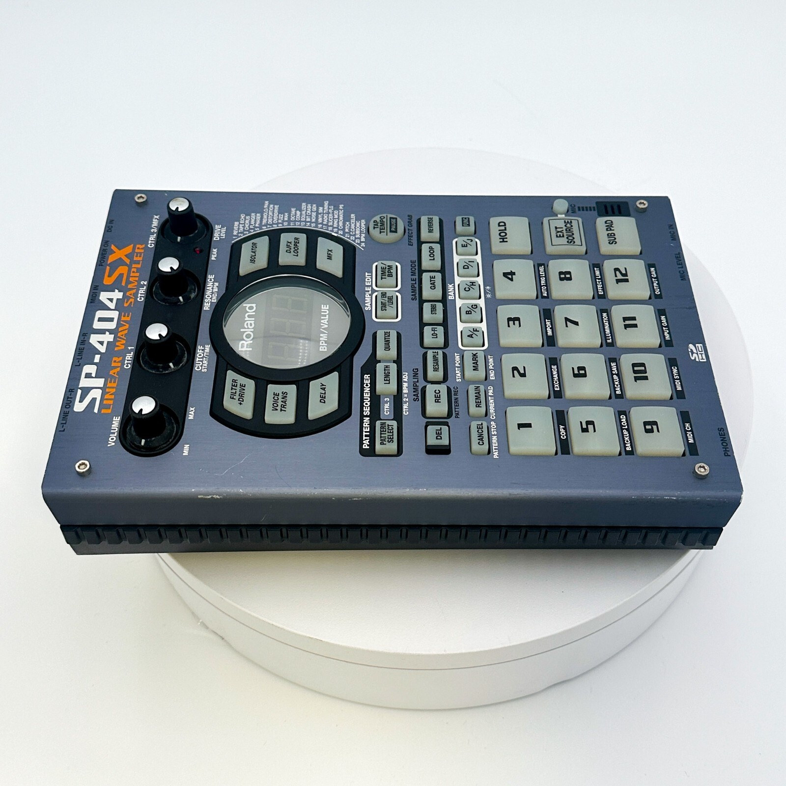 Roland SP-404SX Compact Linear Wave Sampler Tested Good Condition