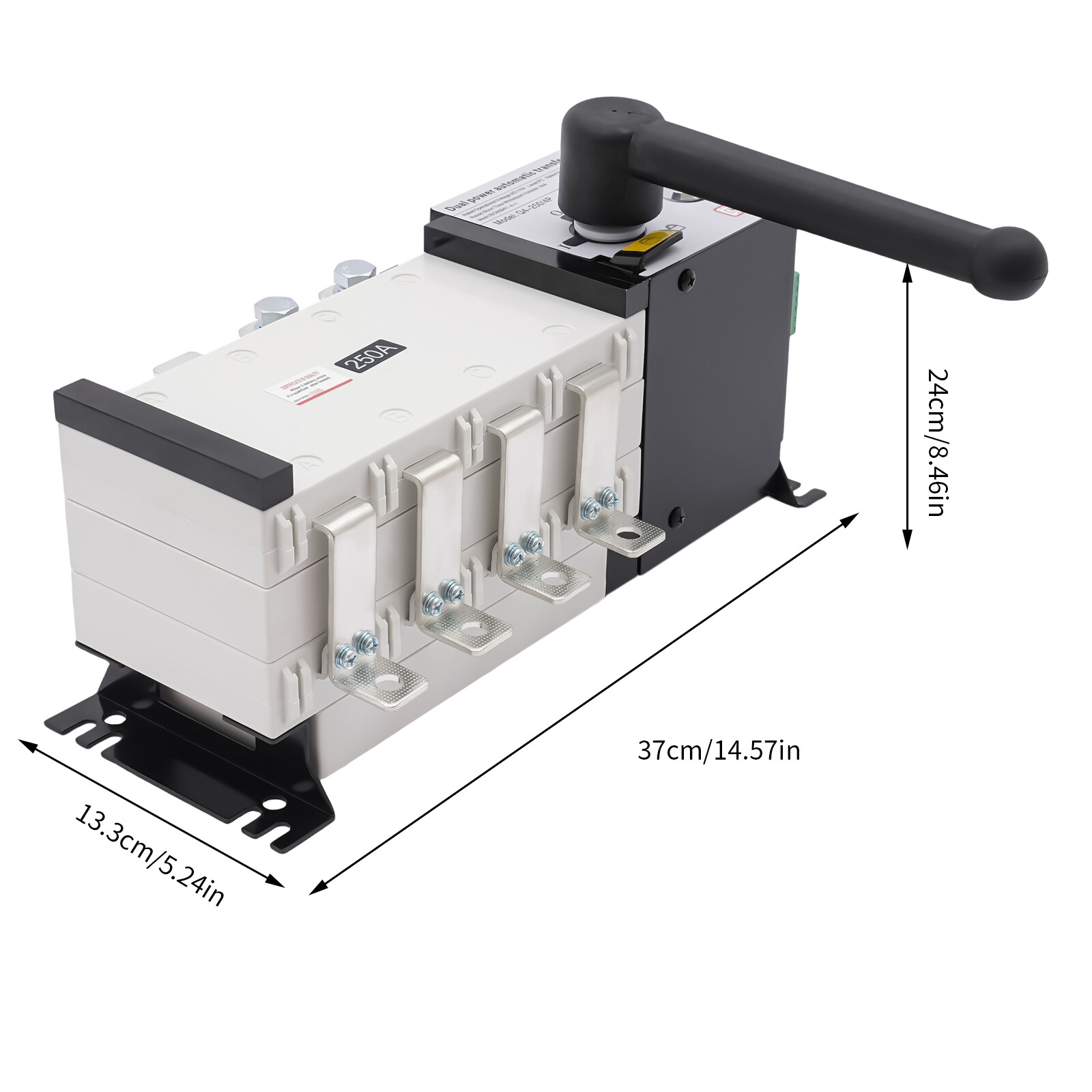 Automatic Transfer Switch Dual Power Switch Generator Changeover Switch 250A