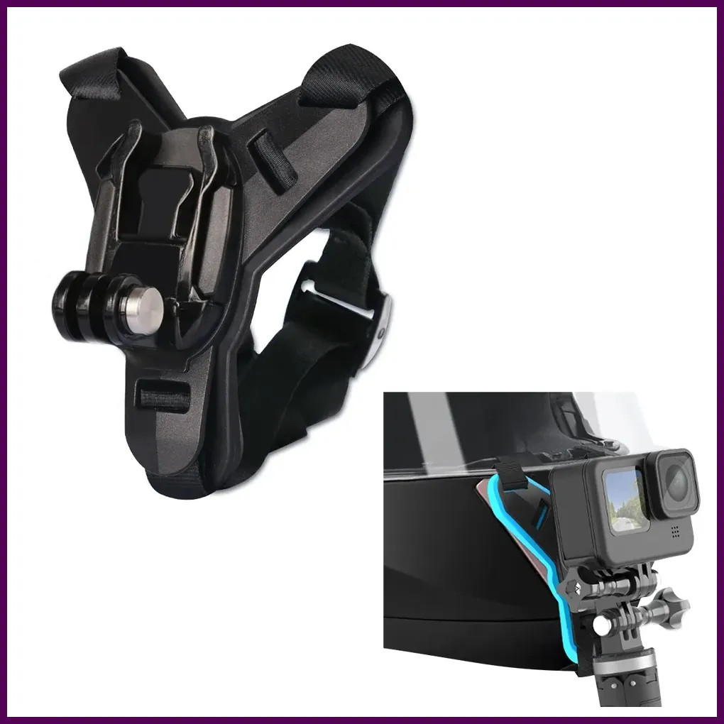 Motorcycle Helmet Chin Mount for GoPro Insta360 DJI Sports Camera Action Holder