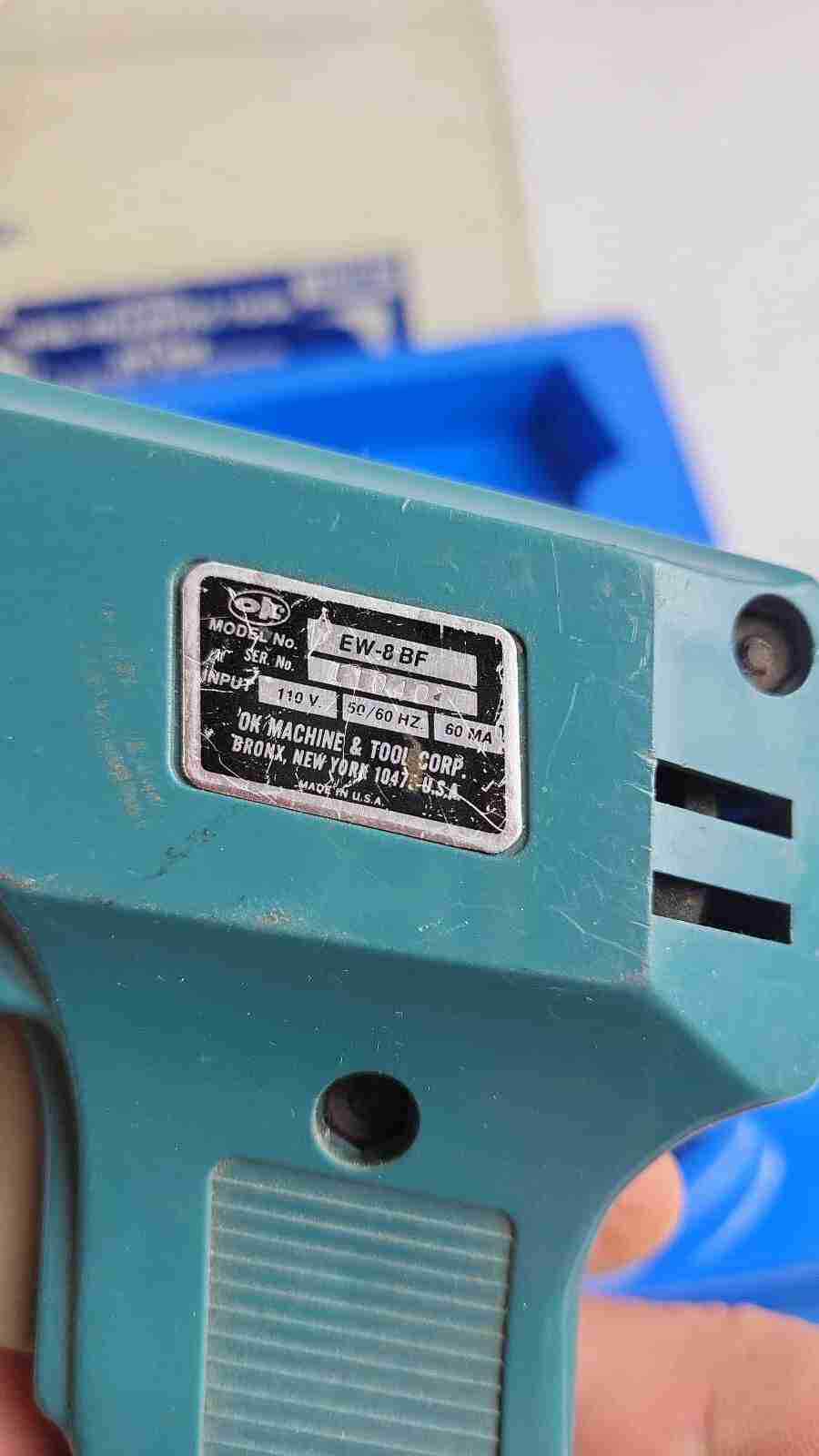 Wire Wrapping Tool, EW-8-BF, OK INDUSTRIES, 110V, 60MA