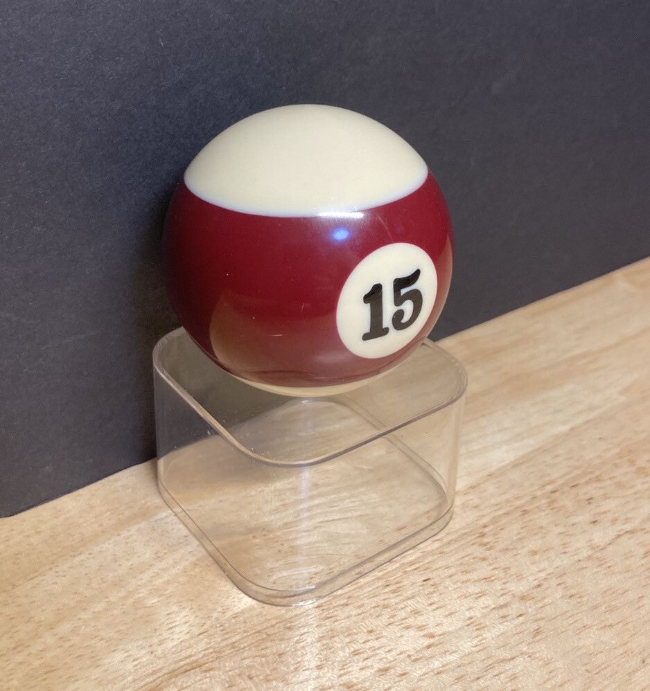 Billiard Pool #15 Ball Replacement Regulation Size 2-1/4 6oz