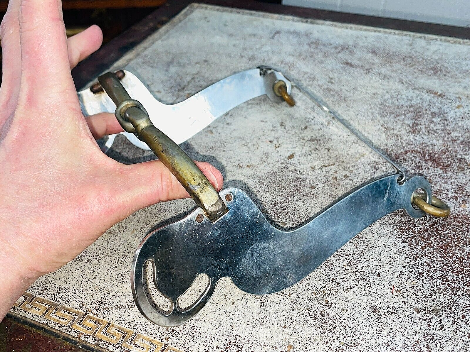 Vintage Snaffle Bit with Slobber Bar