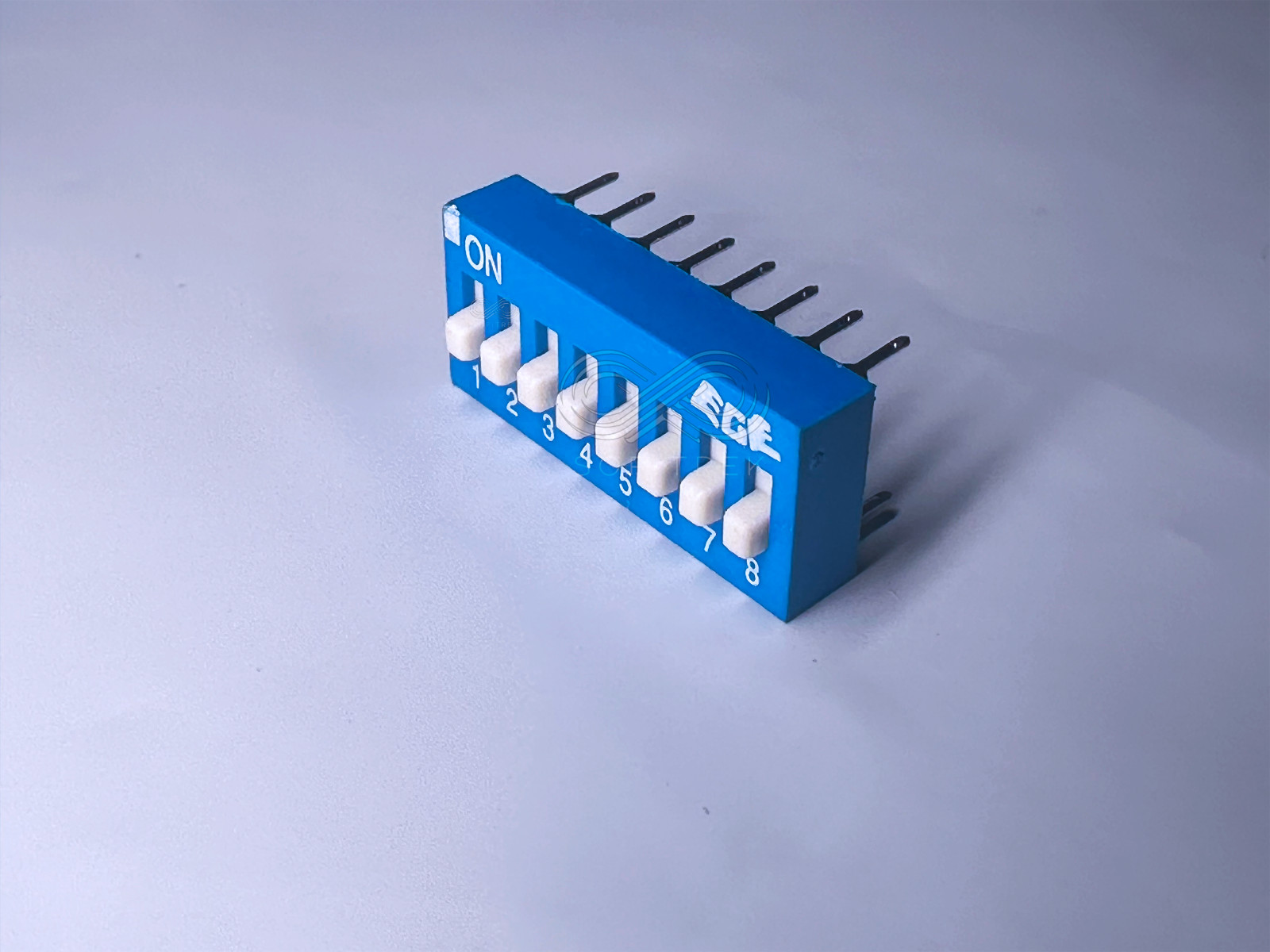 10PCS EDS108SZ ECE 8-Pole 2-Position Slide DIP Switch Toggle SPST