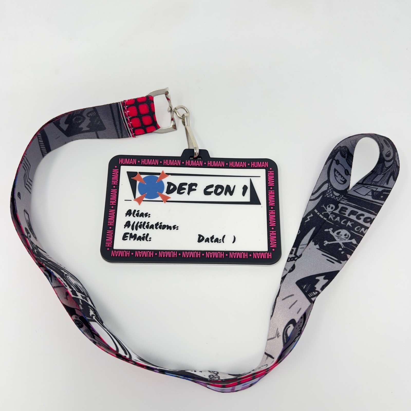 DEF CON 25 (2017) Human Badge W/ Lanyard