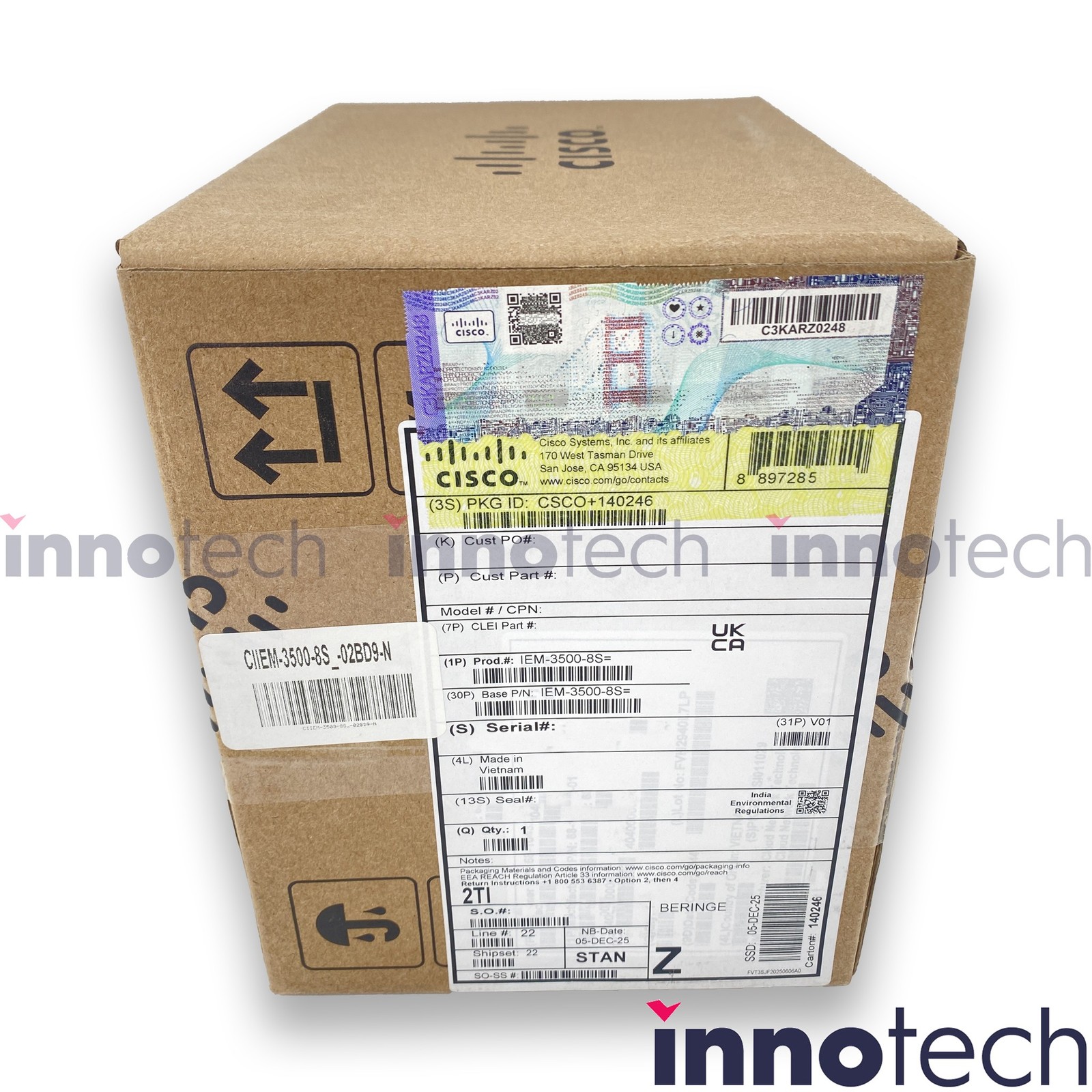 Cisco Catalyst IEM-3500-8S Expansion Module New Sealed