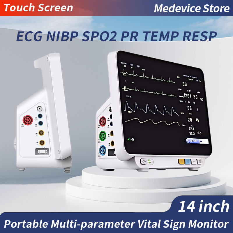 Vital Signs Monitor 14 inch Screen Multi-parameter Medical Patient Monitor