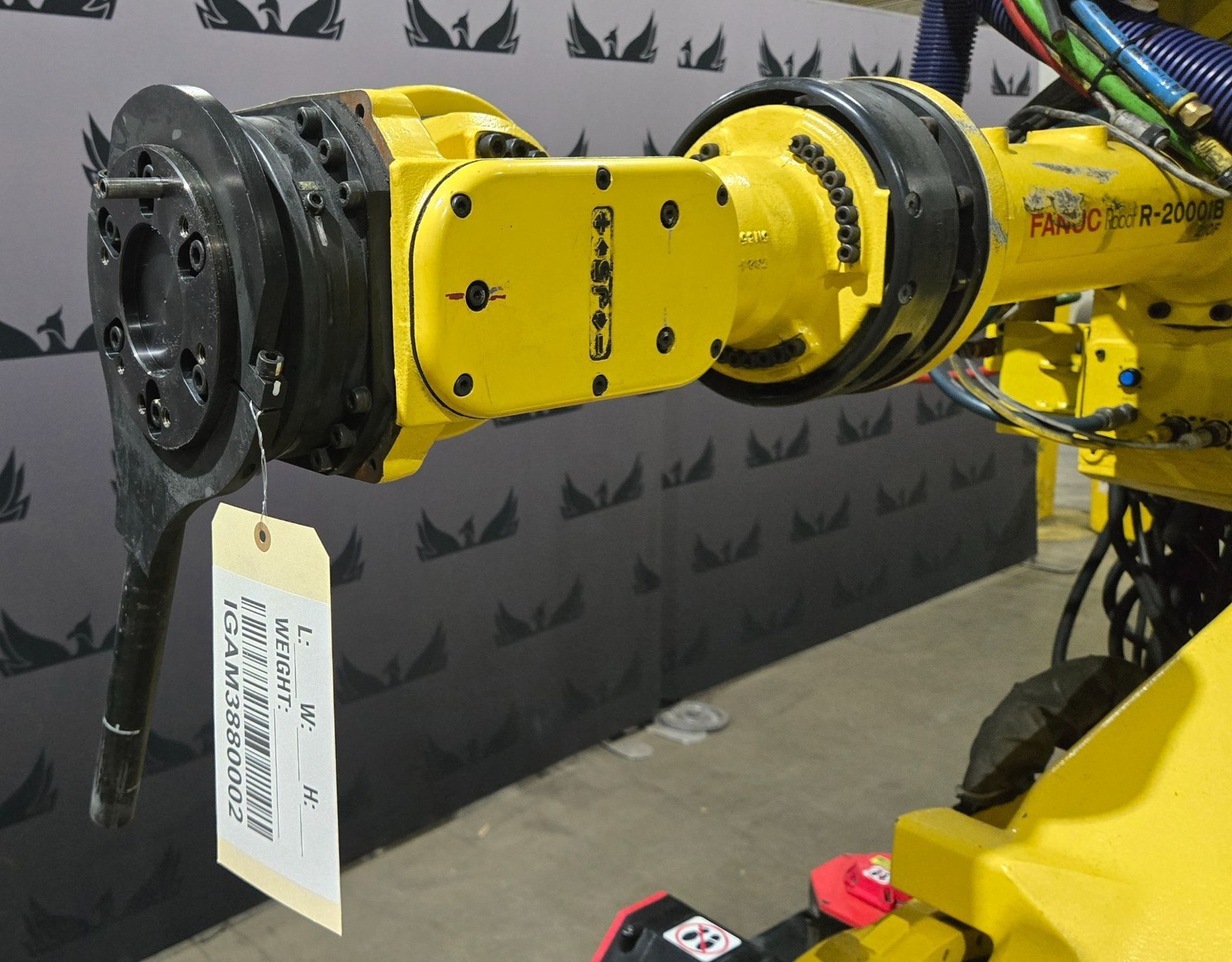 FANUC R-2000iB/210F Complete with R-30iB Controller & WTC Weld Controls USED