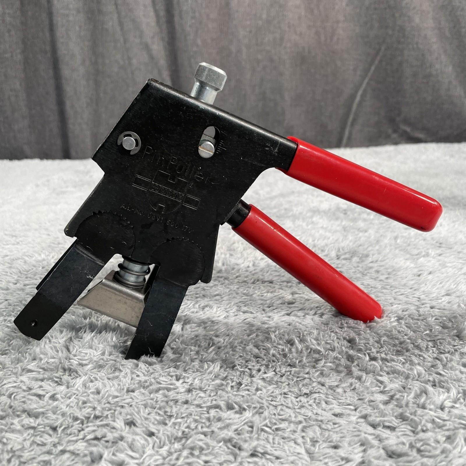 Wurth Pin Puller Heavy Duty Dent Mini Lifter Gun Red Rubber Grips Tool