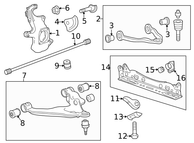 Genuine GM Knuckle 85144996
