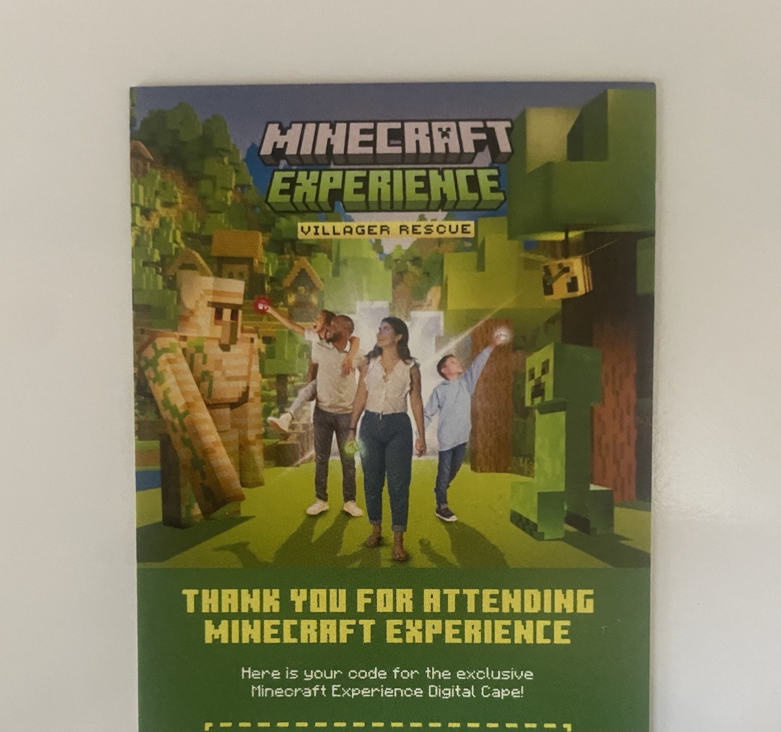 🕹️Minecraft Experience Villager Cape Code SENT INSTANTLY, 2000+ sales!