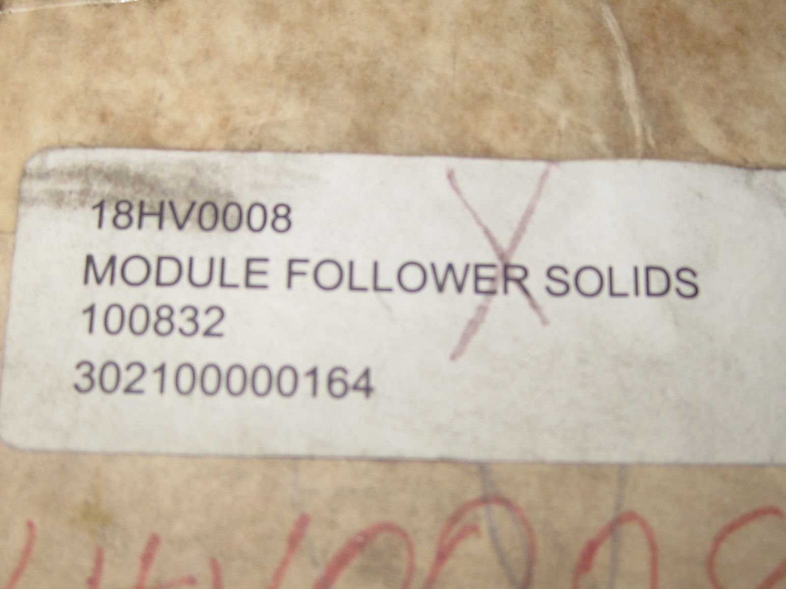 PARAMETRICS MODULE FOLLOWER SOLIDS PART #100832