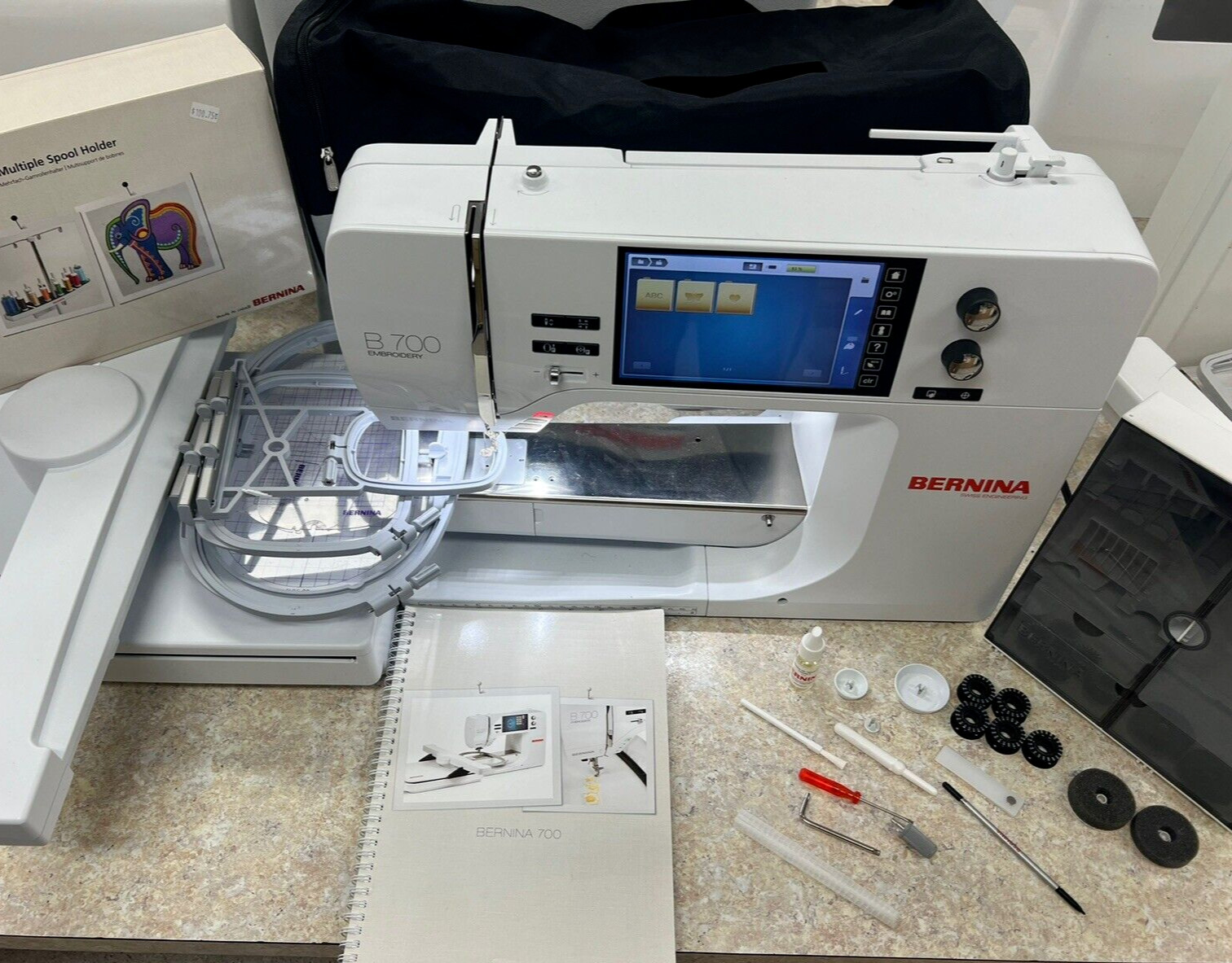Bernina B700 Embroidery Only Machine with Spool Holder