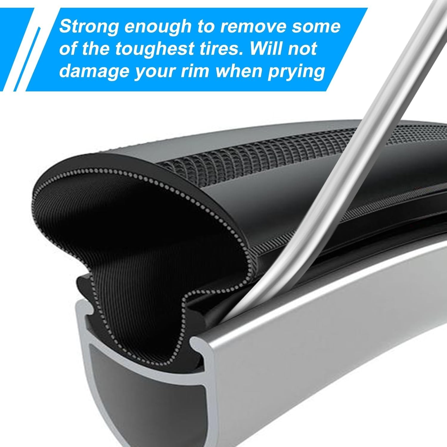 Minimalist Packaging 4pcs Stainless Steel Tire Pry Tools - Easy Storage Solution