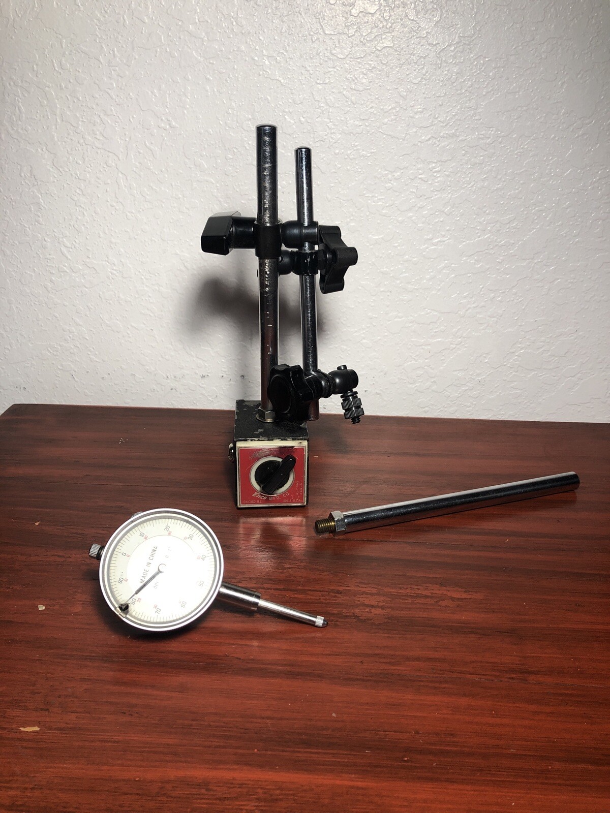 ENCO Magnetic Base Made In Taiwan Works/China Indicator