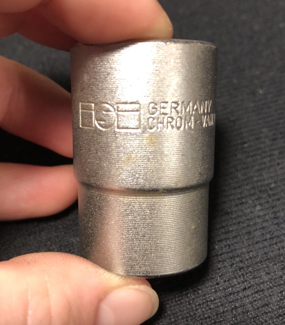 Vintage German Made 19mm Socket 1/2” Drive 6 Pts No. 3011 Excellent!