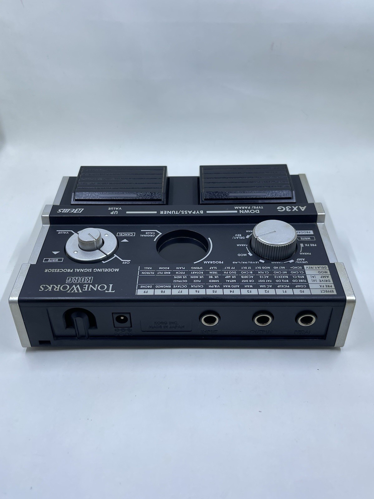 KORG ToneWorks AX3G MODELING SIGNAL PROCESSOR Acoustic Guitar Effect UNTESTED