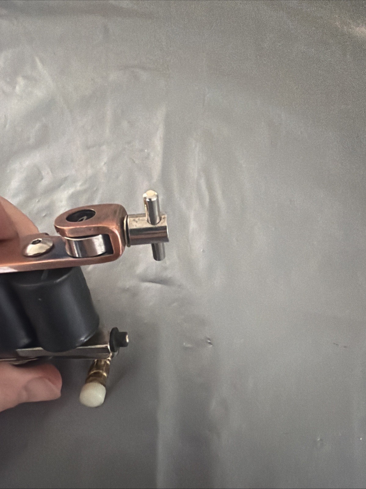Vintage brass- Framed 10-wrap coil Tattoo Machine Used